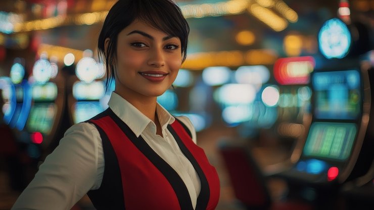Antarmuka permainan AduQ dengan detail kartu dan pot di layar Tampilan permainan AduQ di platform pasopati4d