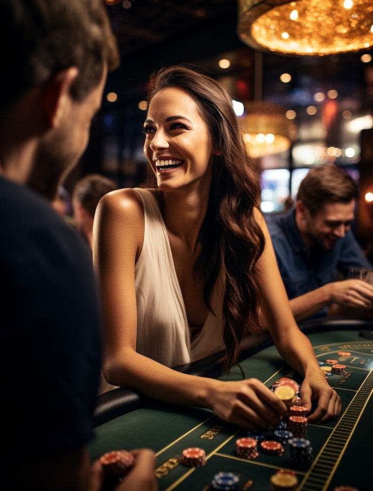 Tampilan roda American Roulette dengan 38 slot